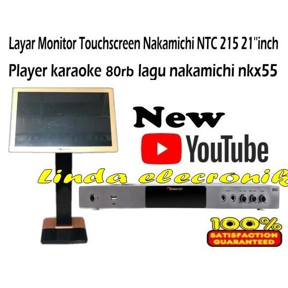 Jual Paket Nakamichi Ntc215 21in Dan Nkx 55 Player Karaoke Nakamichi