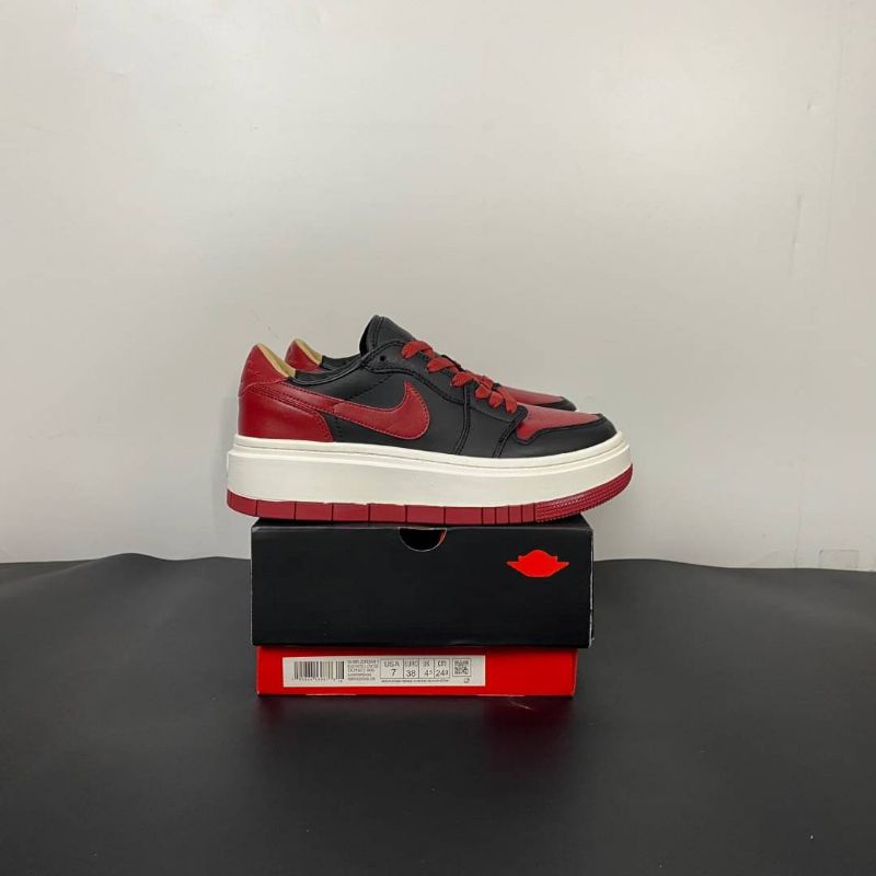 NKE air jordan 1 low elvated red premium original