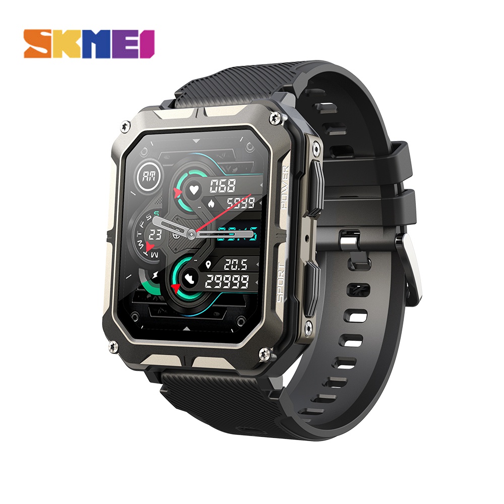 Skmei jam pintar pria Panggilan Bluetooth (Panggilan Jawab/Panggilan) Smartwatch android Pria Sport jam tangan