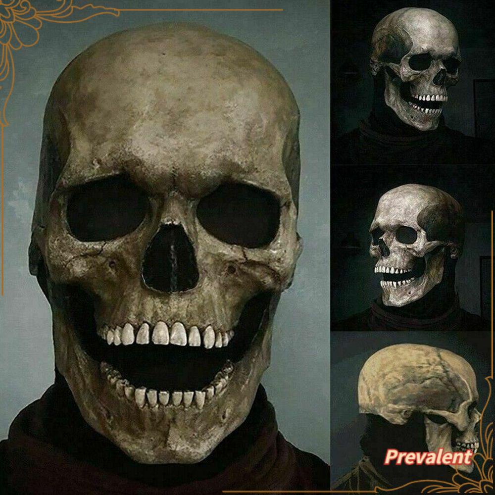 Preva Skull protectionRealistic Full Head Halloween Latex Helm