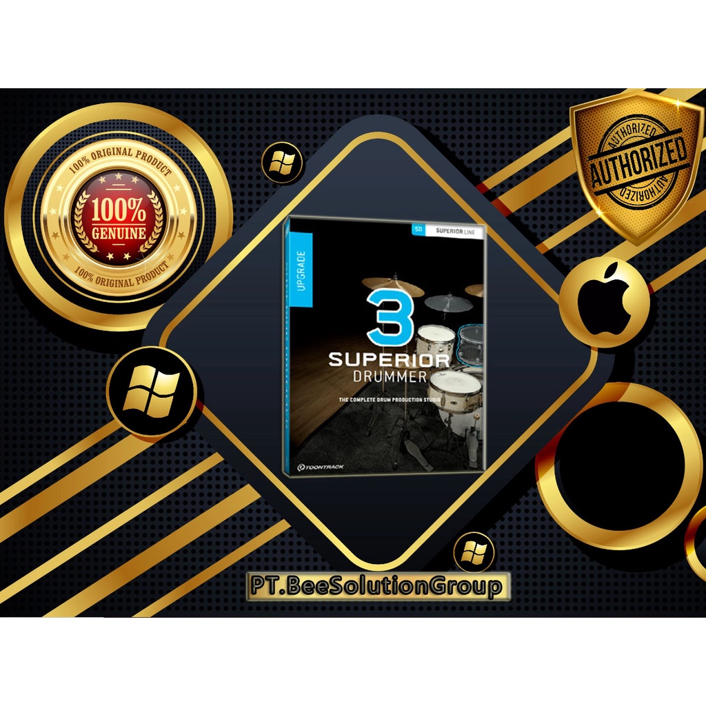 Toontrack Superior Drummer 3 Virtual Instrument & Drum Software ESD