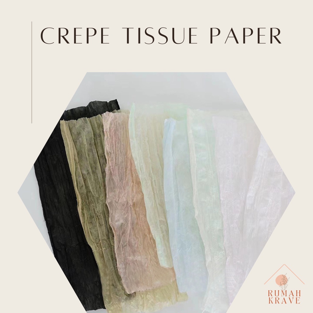 

RUMAH KRAVE - Crepe Tissue Paper Kertas Tisu Buket Bunga