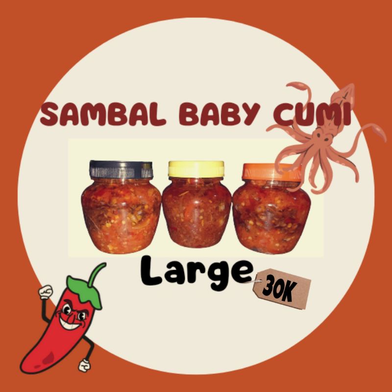 

Sambal Baby Cumi Maknyusss enak murah