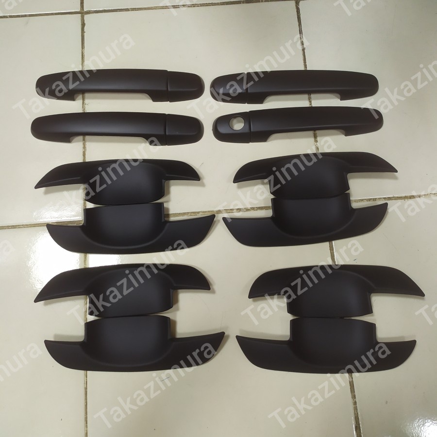 Cover Handle & Outer Mangkok Pintu Mobil Grand Innova 2009 2010 2011 2012 2013 2014 2015 Hitam