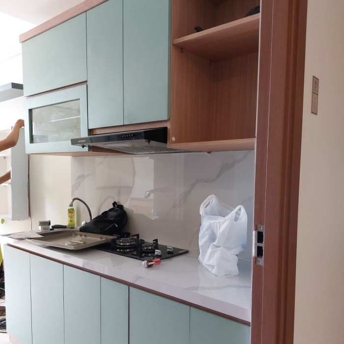 kitchen set minimalis modern custom hpl aica taco