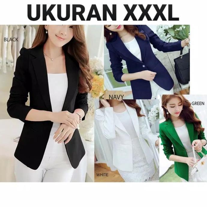 BLAZER JUMBO BIGSIZE FORMAL WANITA KANTOR