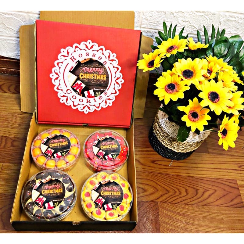 

PAKET KUE KERING EKONOMIS HAMPERS NATAL & TAHUN BARU / IDUL FITRI ISI 4