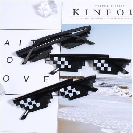 Kacamata Thuglife Tik-tok Viral Gaya Viral Pixel Minecraft