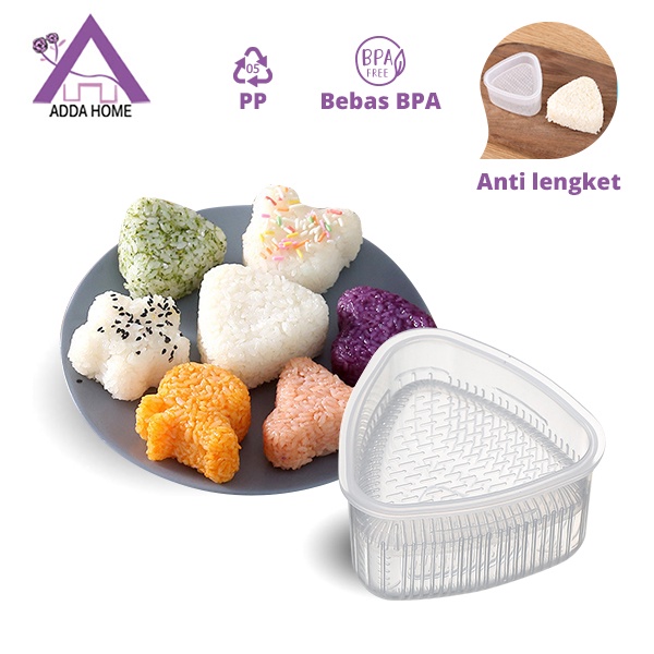 Cetakan Nasi Bento Sushi Onigiri Anti Lengket Gaya Jepang