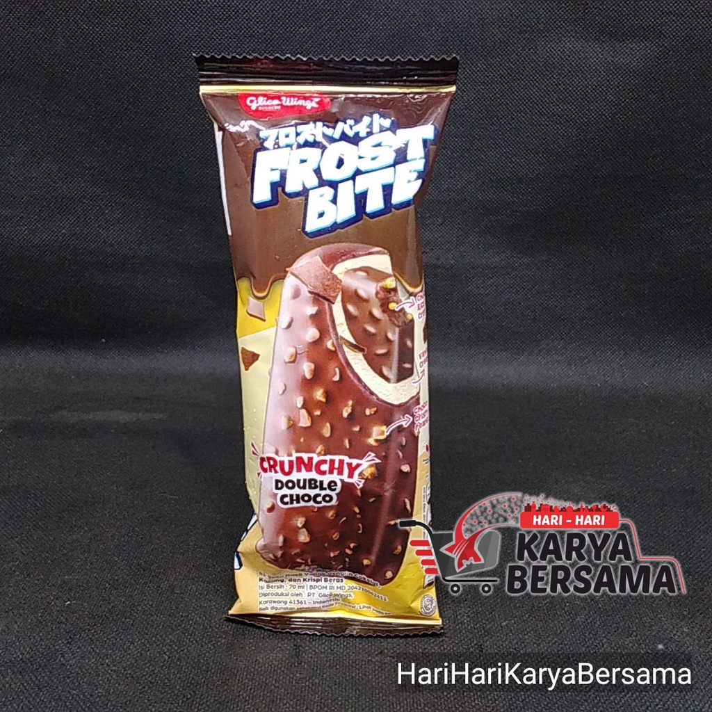 

GLICO WINGS FROST BITE CRUNCHY DOUBLE CHOCO 70ML