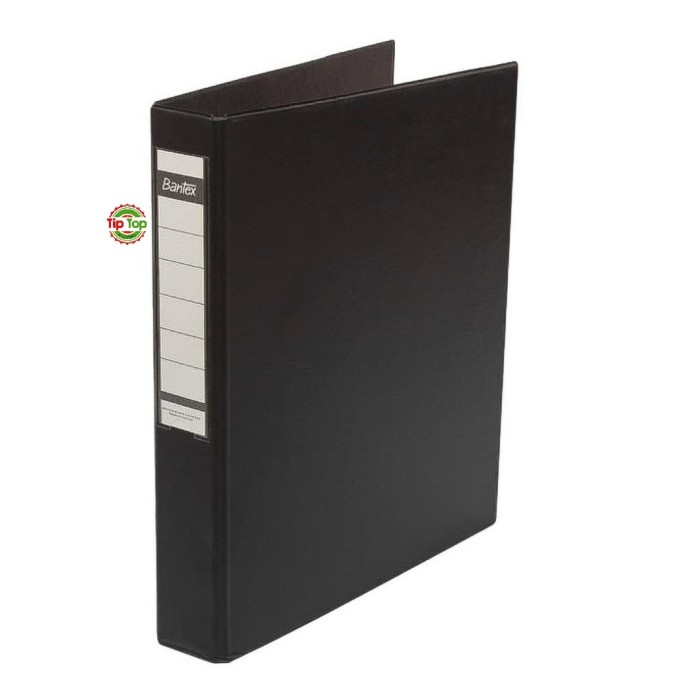 

BANTEX RING BINDER 4 RING D A4 40MM BLACK #8442 10