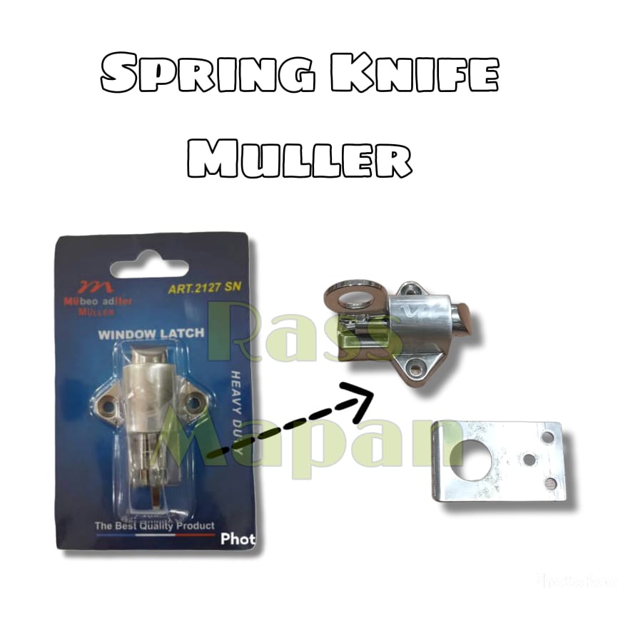 Spring Knife Grendel Pintu Jendela Muller