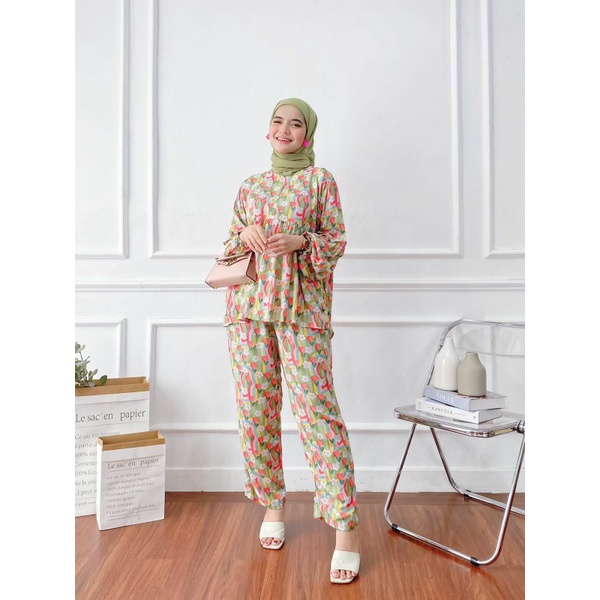 MECCA SET / ONE SET KATUN RAYON PREMIUM