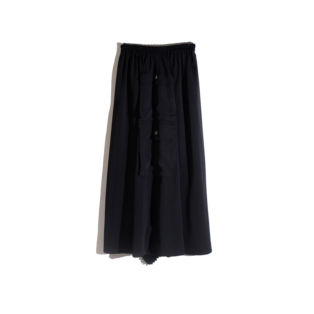 Rashawl Shira Layered Pleats Skirt With Pocket