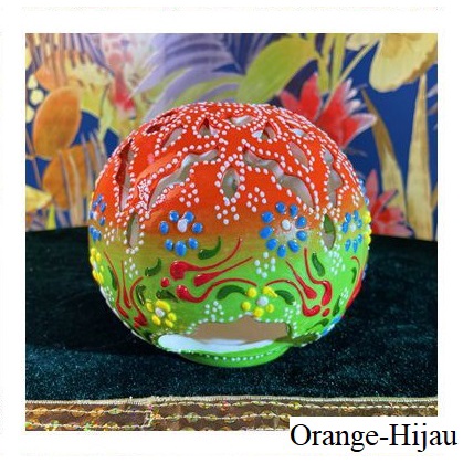 Tempat Lilin Asli Turki Handmade Motif Timbul