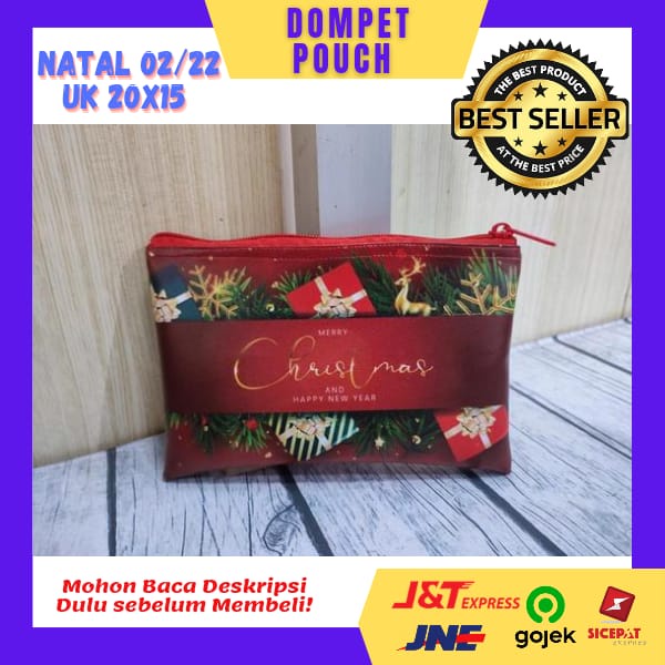 

Dompet Natal Custom / Souvenir Natal / Pouch Natal Merry Christmas / Christmas Wallet / Hadiah