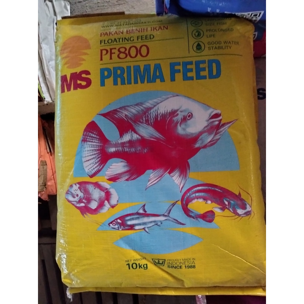 Karungan Pakan Benih Ikan PF-800 10Kg PRIMA FEED 800