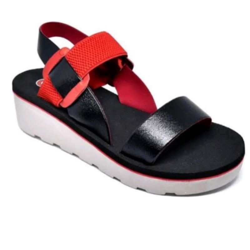 SANDAL CARVIL WEDGES/ CASUAL/TEPLEK WANITA CARVIL-L ORIGINAL