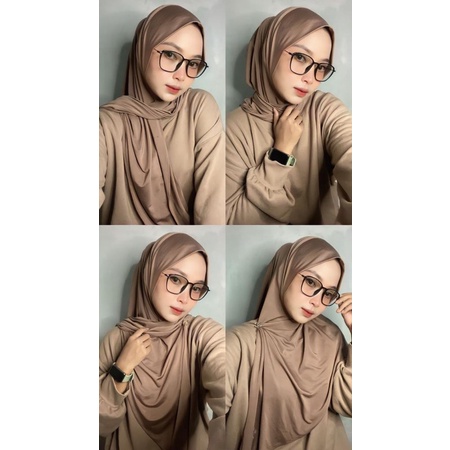 Danira instan Jersey (pastan) Hijab pasmina instan Jersey soft Ped / Ped Malaysia