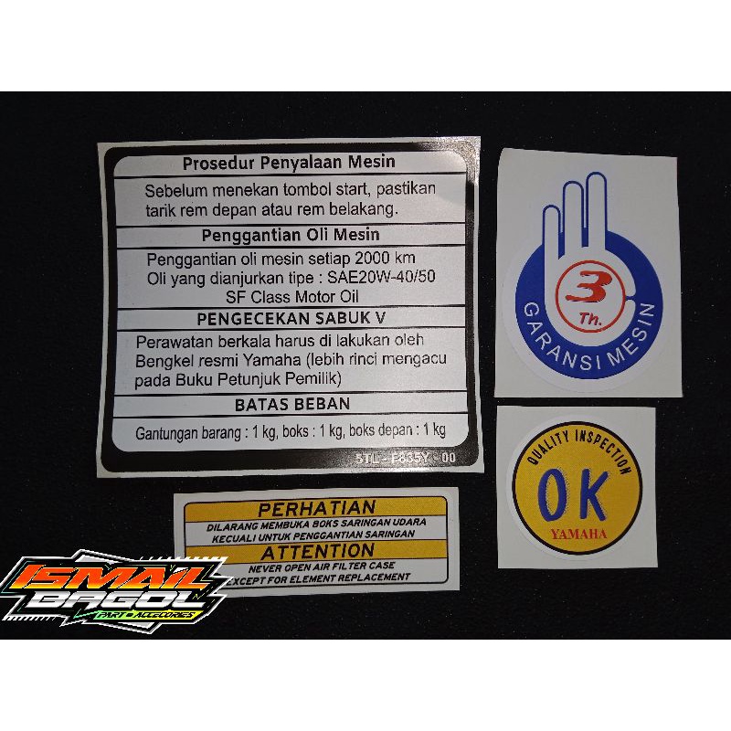 PROSEDUR MIO PANDUAN MIO WARNING MODEL ORIGINAL