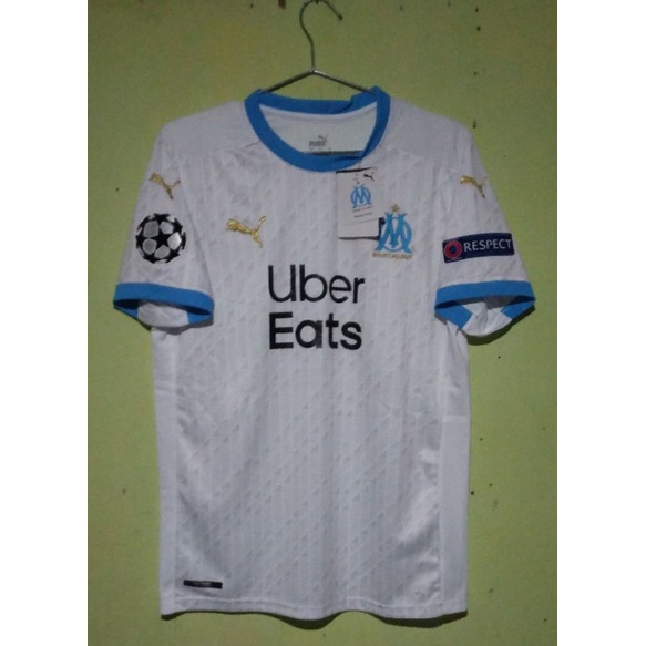 Jersey Marseille Home Full Patch UCL