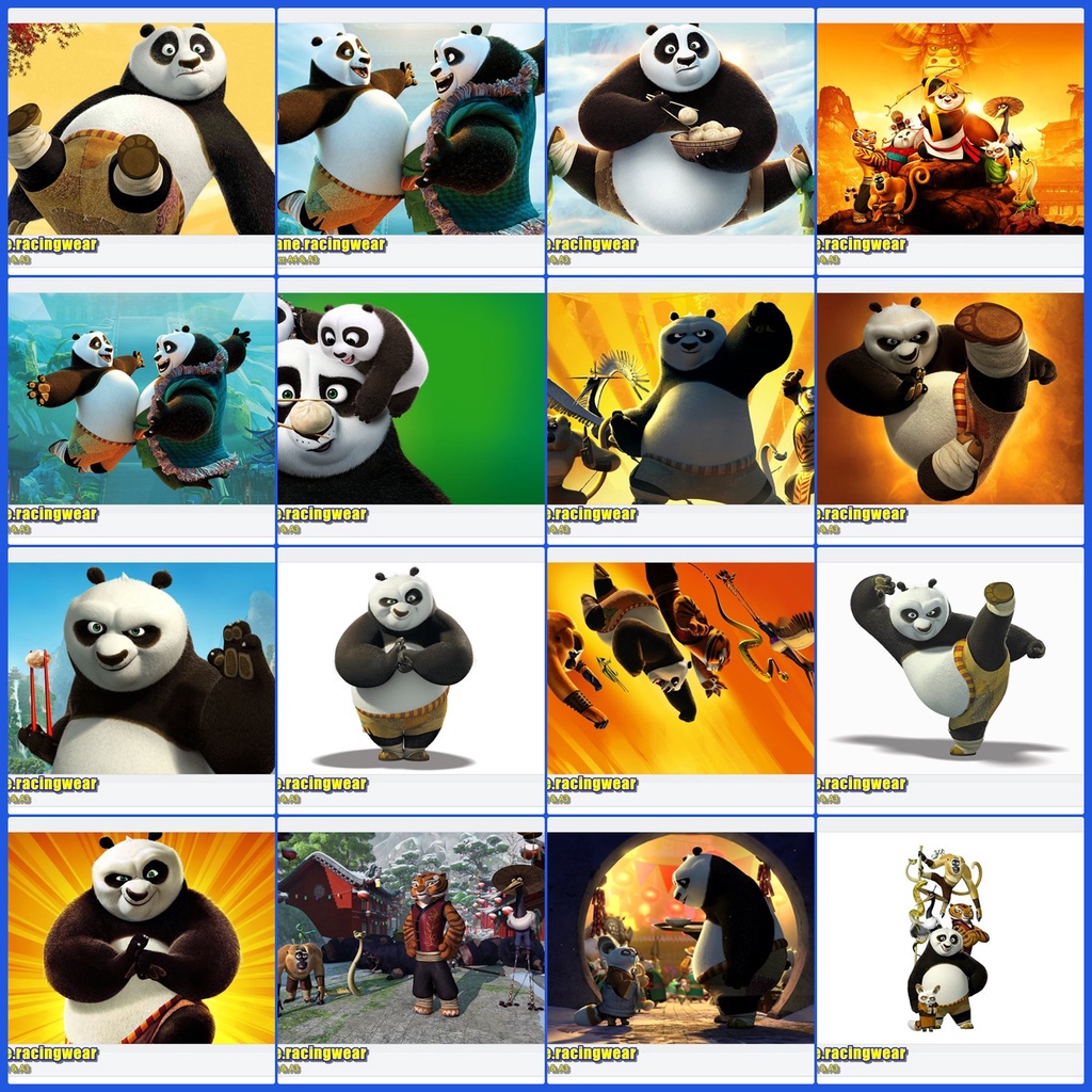 16 Sticker | Poster A4 & A5 | kungfu panda | oogway | decor | home | decor | dekorasi | Octane | sti