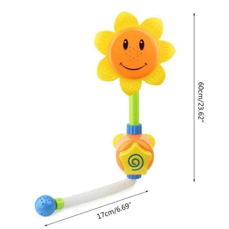 Shower Elektrik Sunflower Baby Bath Toys Mainan Semprotan Air Anak Mainan Mandi Anak Mainan Shower Anak