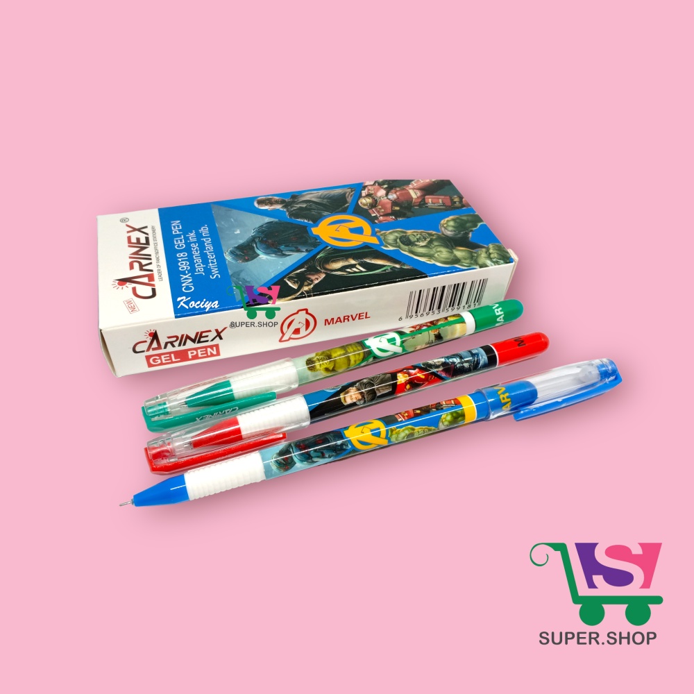 

Carinex Gel Pen Puplen Bolpen Ballpaint Avenger / Little Pony / Tsum Tsum SATUAN