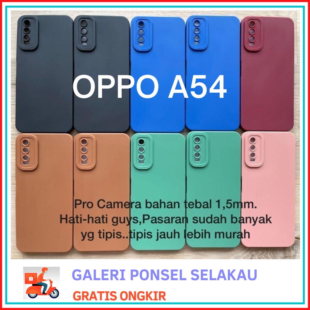Case OPPO A54 Candy PRO Camera TPU Macaron