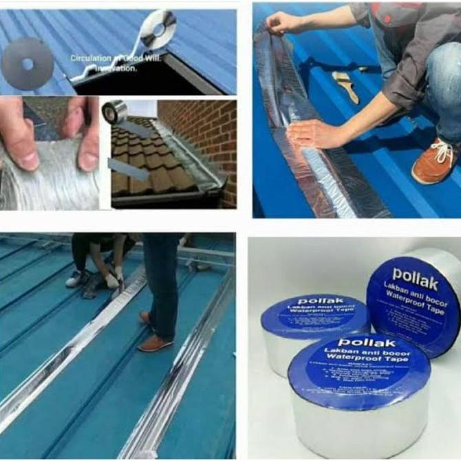 Lakban Anti Bocor Lem Perekat Tambal Pipa Air Talang Karpet