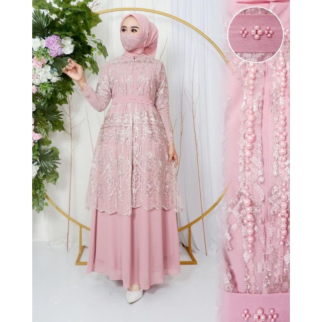 Gamis Tile Cardigan| Gamis Pesta| Gamis Kondangan| Gamis Brokat| Gamis| Gamis Tile| Gamis kebaya| Gamis Modern| Gamis Wisuda| Gamis Seragaman Keluaran| Gamis Lamaran