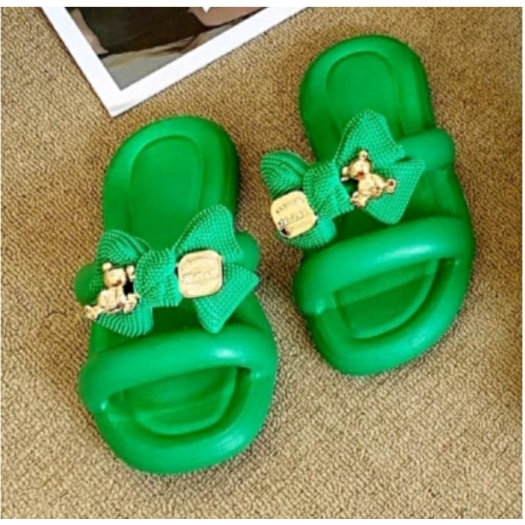 8.Sandal Import Eva Rubber kokop ban2 sosis Pita Bear 2038