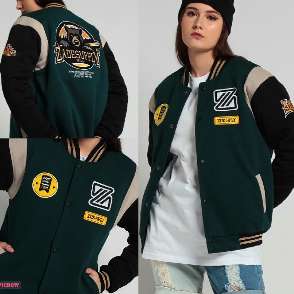 Booming JAKET BASEBALL VARSITY NEW ARIVALL BRANDED ZADE SUPPLY STORELEGACY