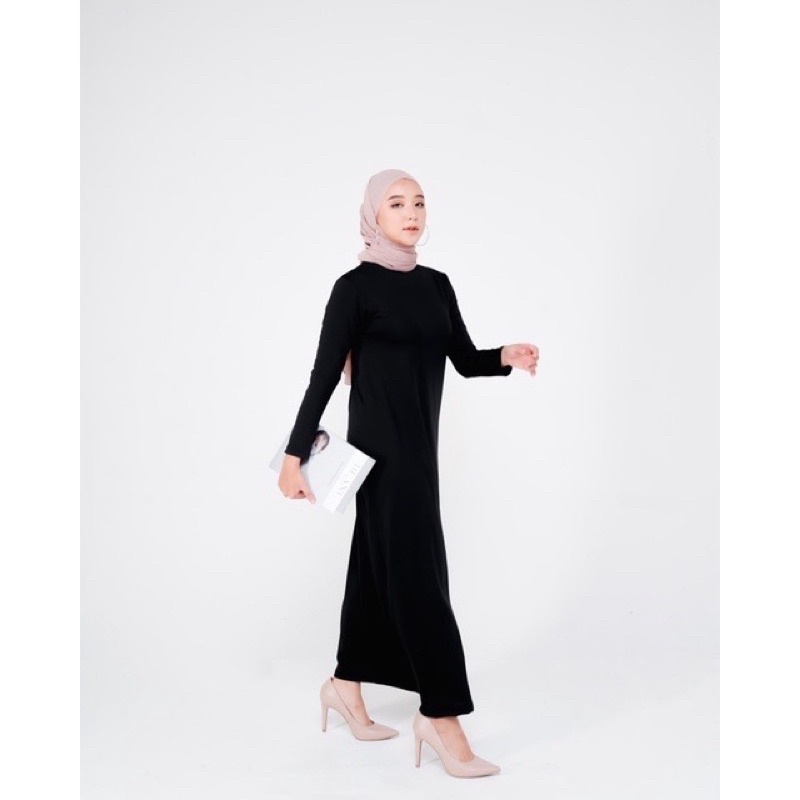 inner dress span lengan panjang kaos premium