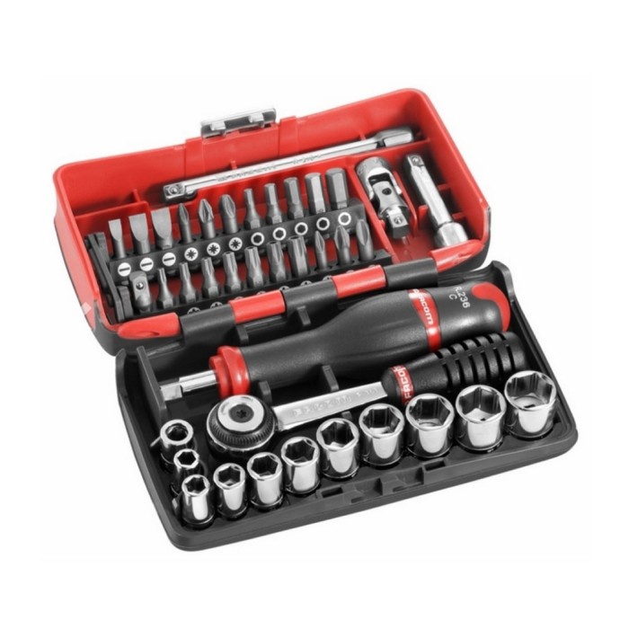 FACOM ULTRA COMPACT RATCHET SET SQ1/4 R2NANOPB