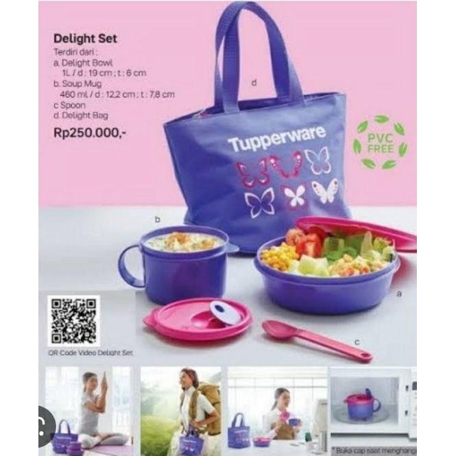 delight set tuperware
