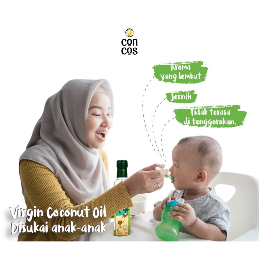 Concos Virgin Coconut Oil Kids | VCO Minyak Kelapa