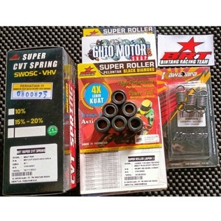 PROMO PAKET CVT 3IN1 NMAX LEXI AEROX FRE GO UP GRADE CVT NMAX PER CVT ROLLER BRT PER KAMPAS GANDA KA