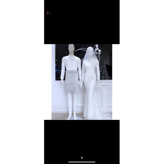 wedding dress / Gaun Akad Melayu