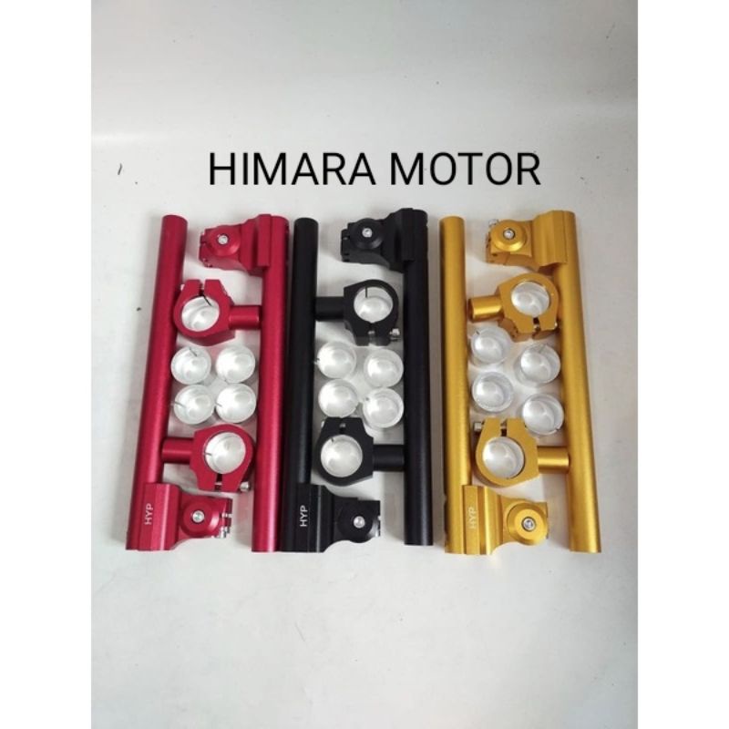 Setang Stang Jepit Robot Slip On CNC Motor Vixion, Ninja, R15, CBR, CB150, Sonic, Satria dll