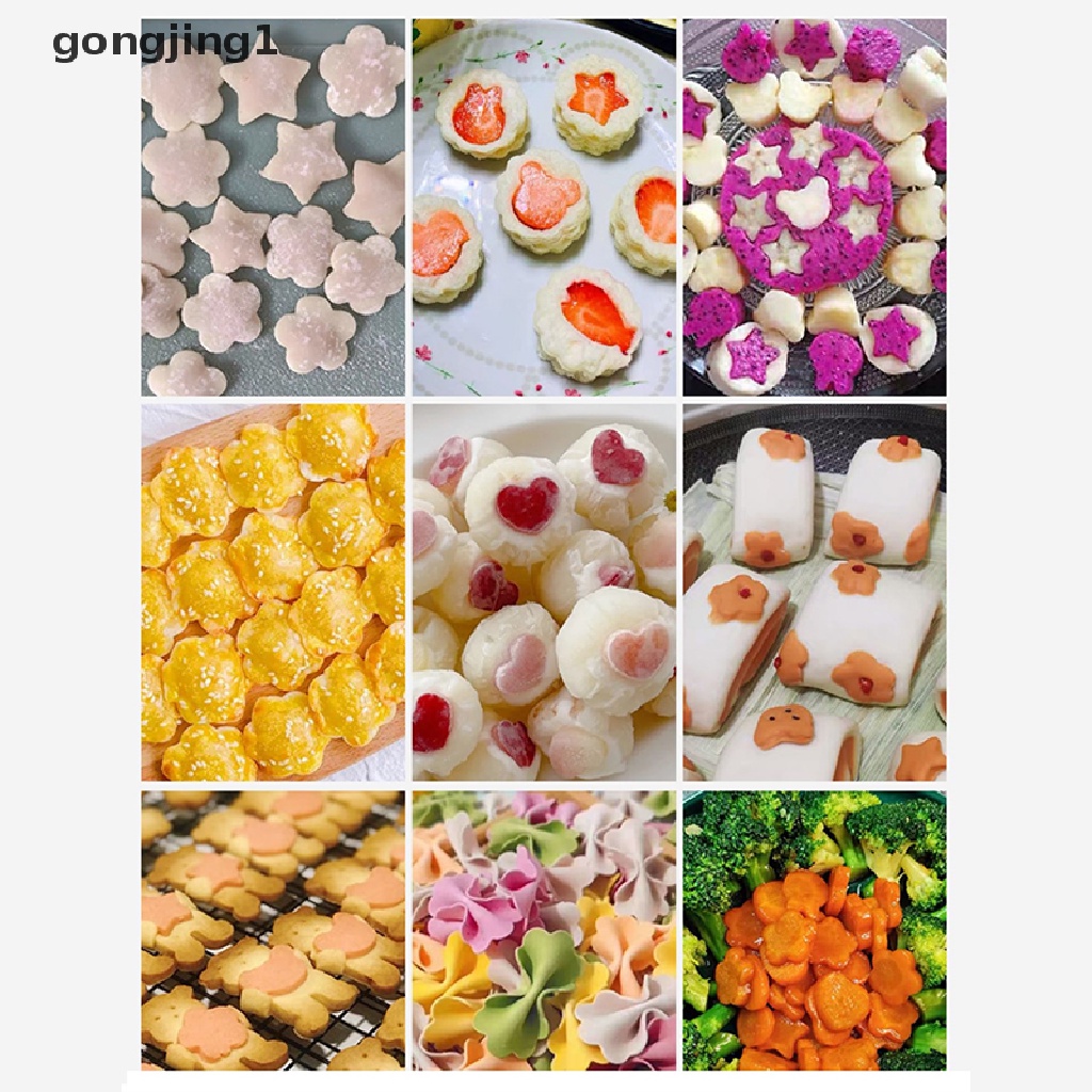 Ggg Alat Pemotong Sayuran Gagang Plastik Stainless Steel Buah Cutg Die Alat Dapur ID