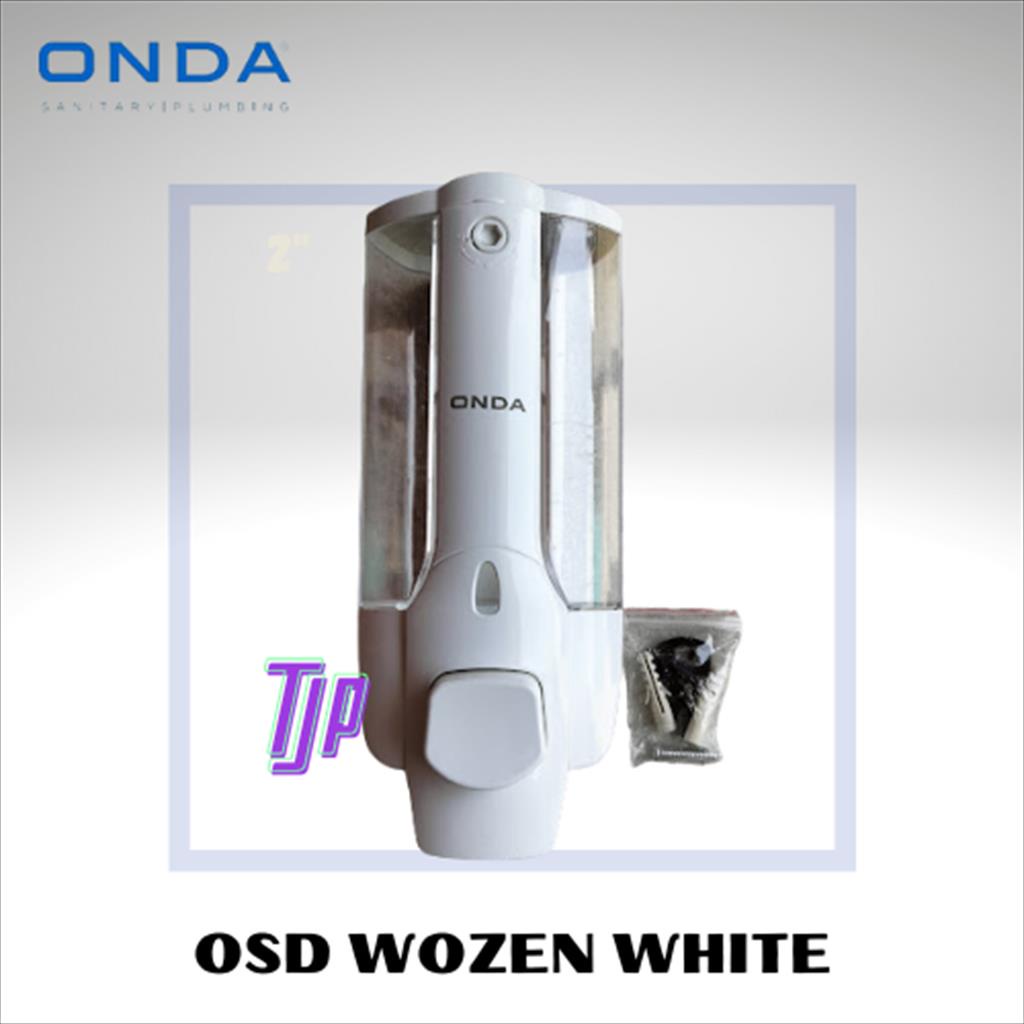 SOAP DISPENSER ONDA OSD WOZEN WHITE 350ml TEMPAT SABUN CAIR