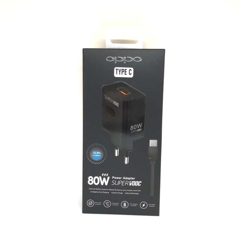 MURAH LEBAY CHARGER OPPO RENO 9 PRO V8 / MICRO / TYPE C 80W SUPPORT VOOC &amp; FAST CHARGING PROMO SEN