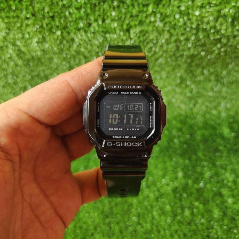 Casio G-Shock GW-M5610BB-1ER Multiband 6 Digital Dial Black Resin Strap