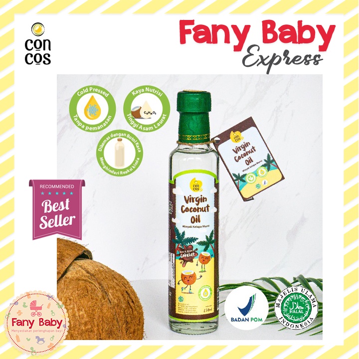 CONCOS VCO / VIRGIN COCONUT OIL RASA COKELAT BABY &amp; KIDS