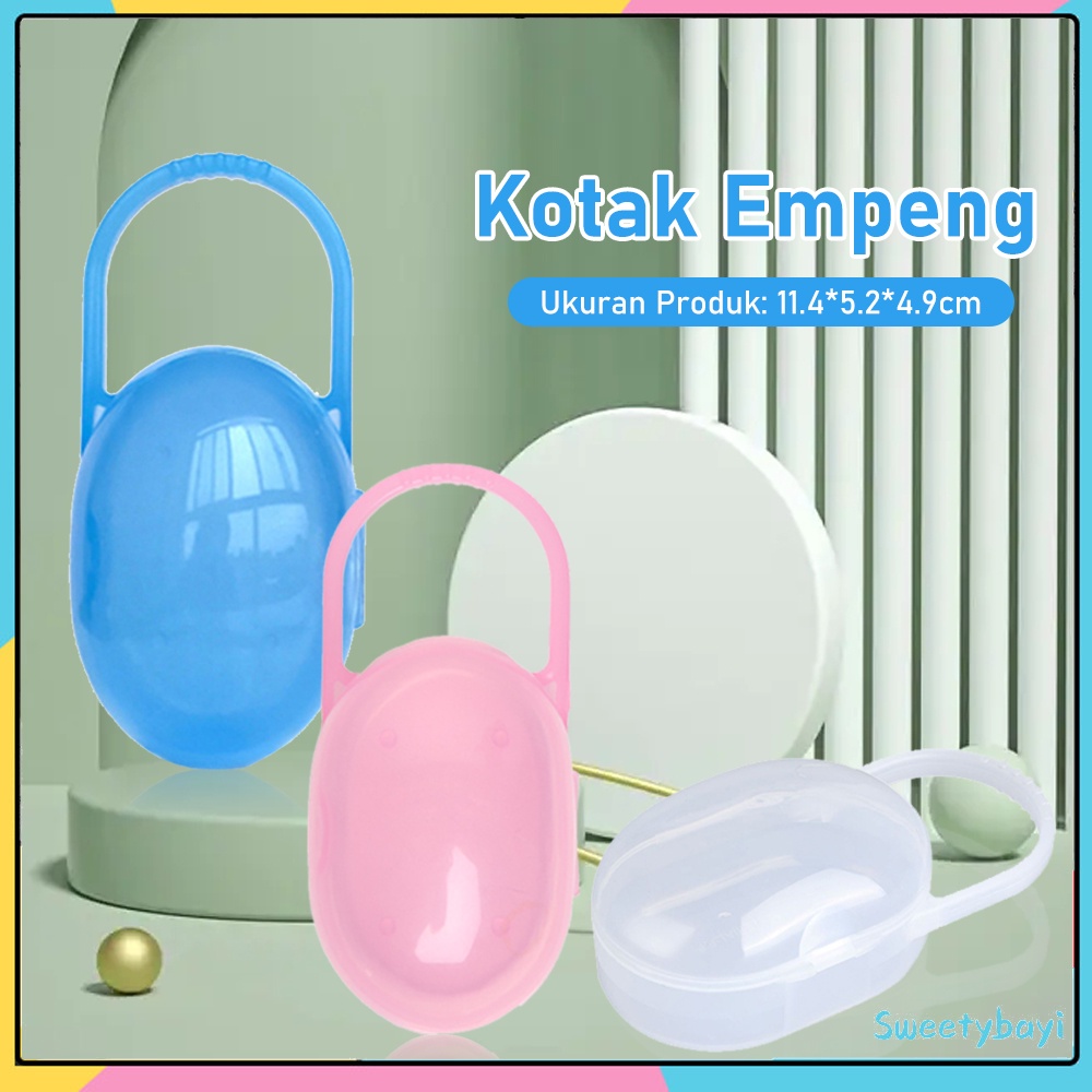 Sweetybayi Pacifier case kotak penyimpanan dot empeng bayi Wadah dot bayi