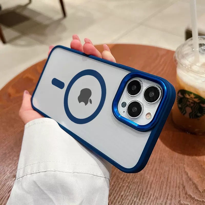 MAGSAFE List CHROME Camera Button Iphone XR Xs max 11 12 13 14 pro max 14 plus Case Cover Casing