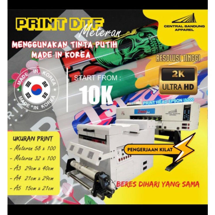 SABLON DTF KAOS JAKET SATUAN - SABLON PLASTISOL METERAN - ECERAN - GROSIR SABLON KAOS - MAKLUN MAKLO