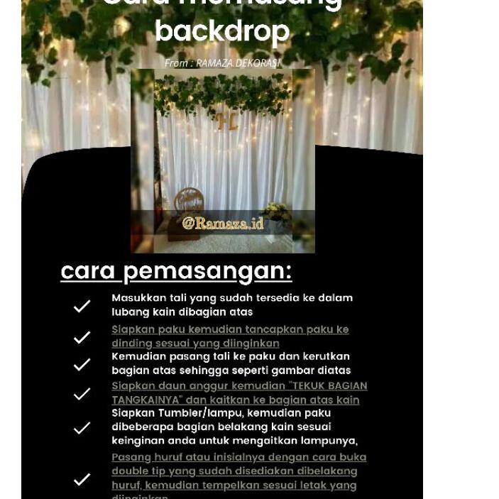 NEW ARRIVAL PAKET BACKDROP E LAMARAN AKAD NIKAH AQIQAH ANAK/ DEKPRASI LAMARAN SEDERHANA/ DEKORASI AQ