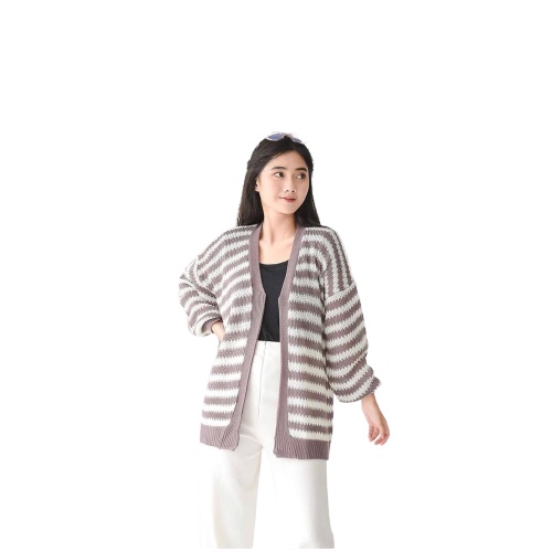 KALILA - OZZA Blaster Cardigan Wanita Bahan Rajut Halus